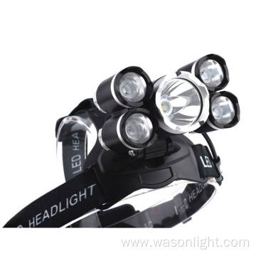 Facoty competitive price most powerful 1500 Lumens rechargeable headlamp led headlight flashlight 4 modes XML -T6 with red light
